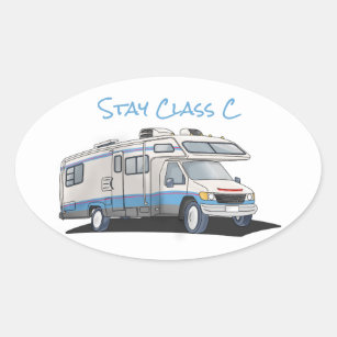 Stay Class C Motorhome Sticker