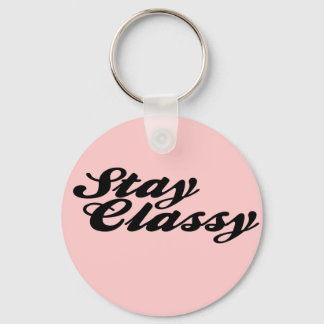 Stay Classy Vintage Key Ring
