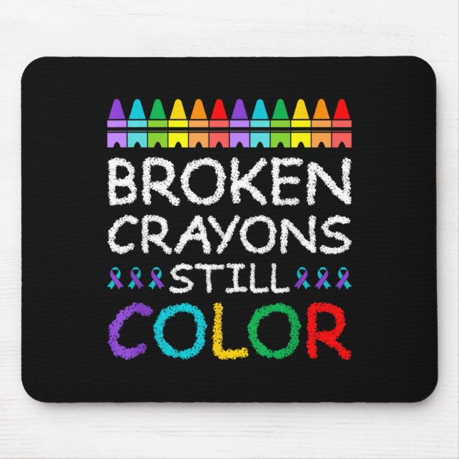 Stay Colourful Prevention Mouse Pad (Front)