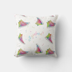 Stay Colourful Tie-dye high-top sneakers design Cushion