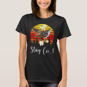Stay Coo Migratory Bird Day Retro Vintage Sunset C T-Shirt
