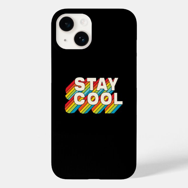 Stay Cool Case-Mate iPhone Case (Back)