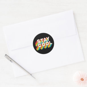 Stay Cool Classic Round Sticker