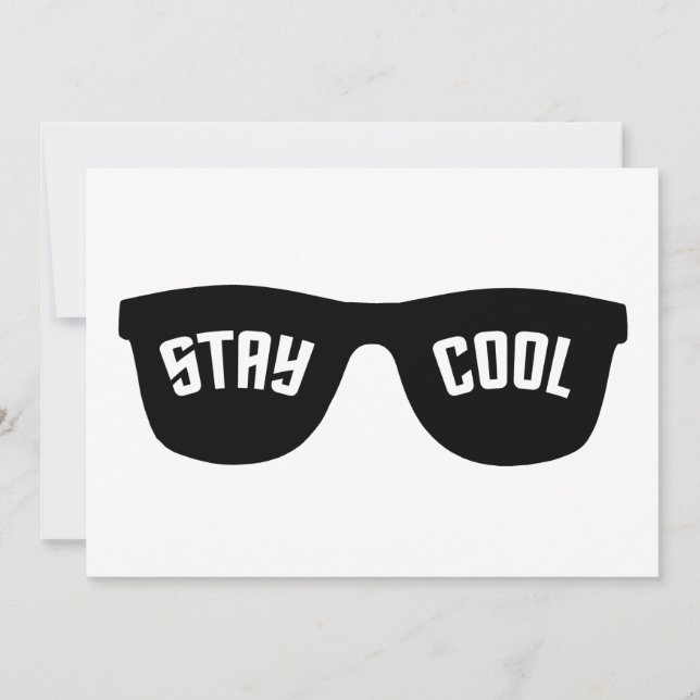STAY COOL custom invitation (Front)