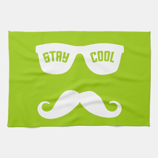 STAY COOL custom kitchen towels (Horizontal)
