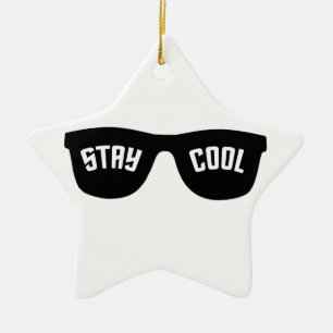 STAY COOL custom ornament