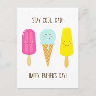 Stay Cool, Dad! Happy Father's Day! Postcard