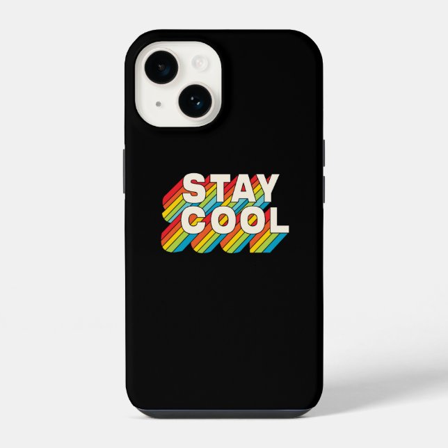 Stay Cool iPhone Case (Back)