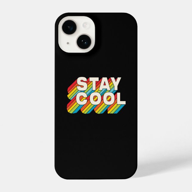 Stay Cool iPhone Case (Back)