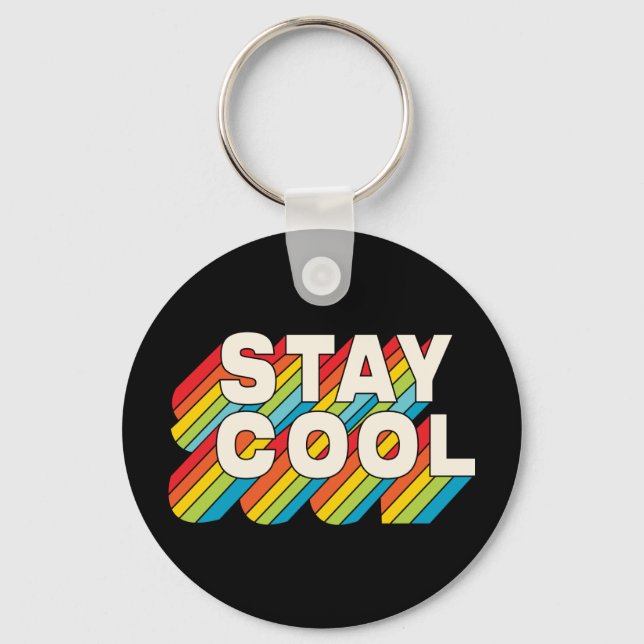 Stay Cool Key Ring (Front)