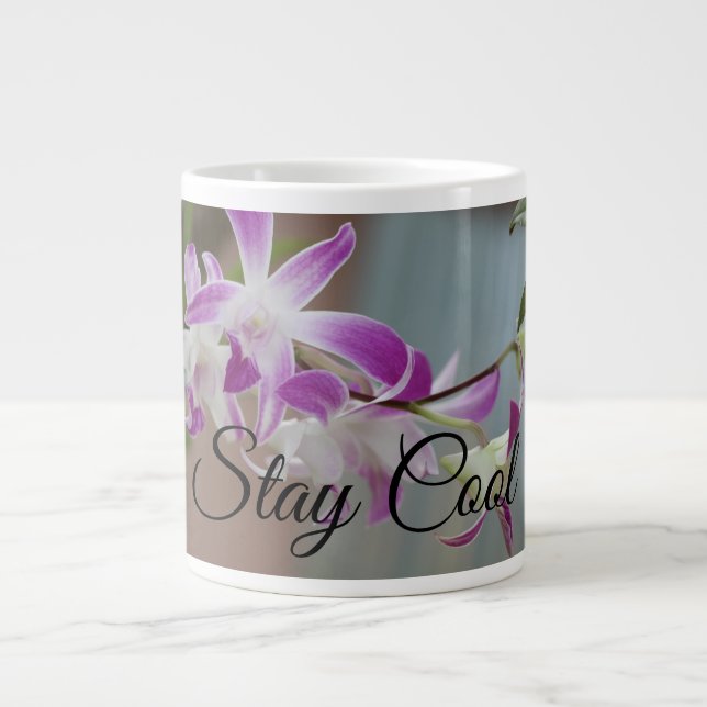 Stay Cool Orchids Design Mug (Front)