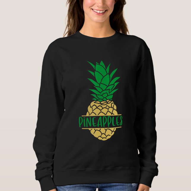 Stay Cool Pineapples Hello Summer Pineapple Vacati Sweatshirt (Front)
