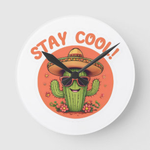 Stay cool. round clock