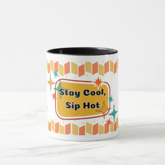 Stay Cool, Sip Hot – Mid-Century Modern Coffee Mug