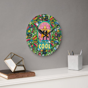 Stay Cool Star – Retro Pop Art Clock
