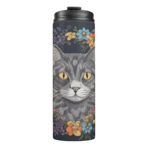 Stay Cosy and Cute with our Cat Thermal Tumbler