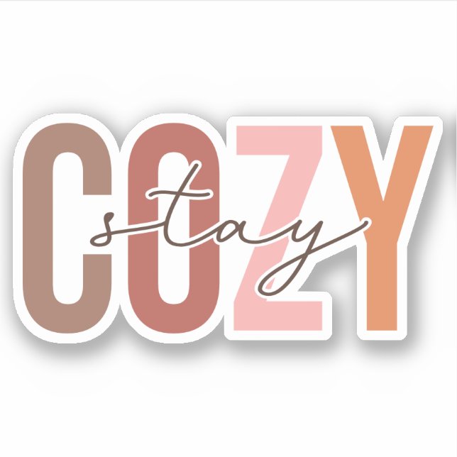 Stay Cosy FALL Custom-Cut Vinyl  (Front)