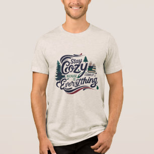 Stay Cosy – Forest Reads & Flowing Peace Tri-Blend Shirt