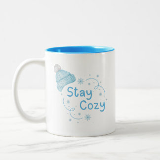 Stay cosy "winter" Two-Tone coffee mug