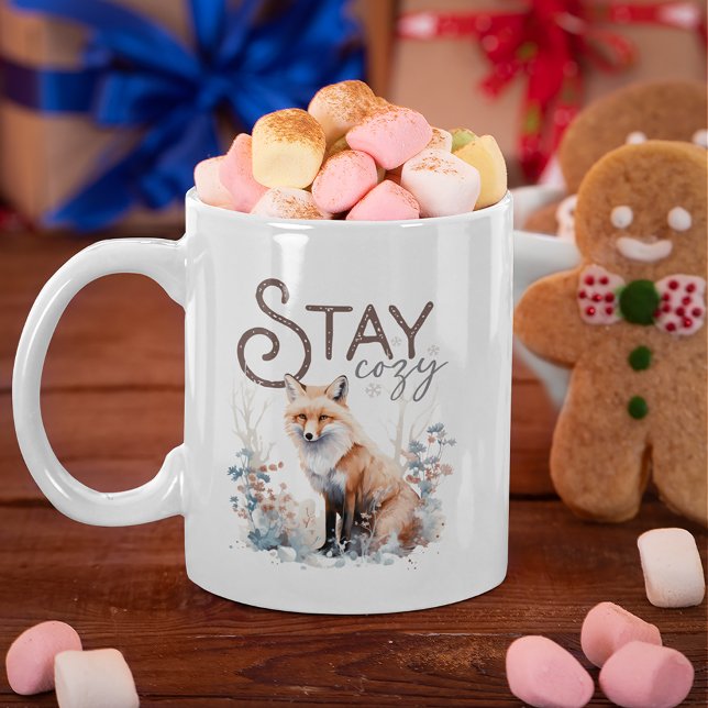 Stay Cosy Woodland Fox Christmas Coffee Mug (Creator Uploaded)