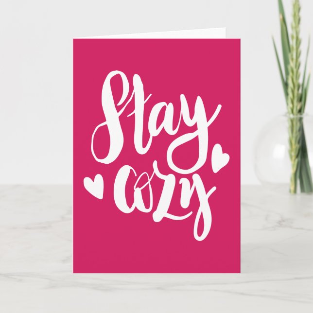 Stay Cozy Card (Front)