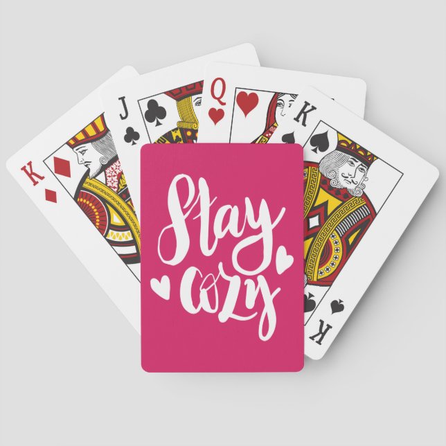 Stay Cozy Playing Cards (Back)