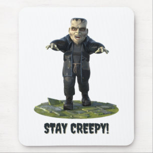 Stay Creepy! Frankenstein's Monster Mouse Pad
