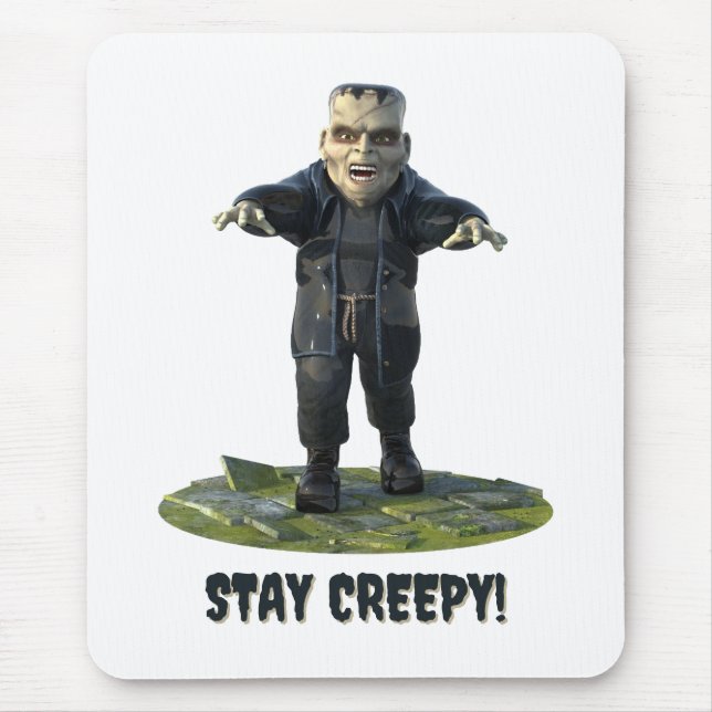 Stay Creepy! Frankenstein's Monster Mouse Pad (Front)