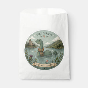 Stay Curious Cosy Cryptid Nessie Loch Ness Monster Favour Bag