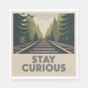 Stay Curious Napkin
