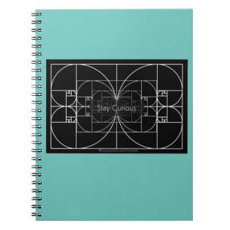 "Stay Curious" Spiral Notebook