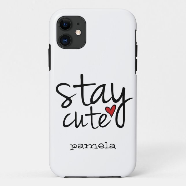 Stay Cute iPhone 5 Barely There Case (Back)