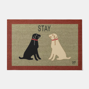 Stay Dog Couples Mat, Best Animal  Doormat