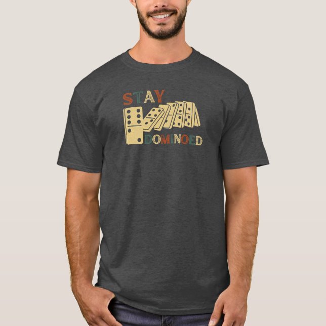 Stay Dominoed | Chain Reaction Domino T-Shirt (Front)