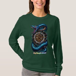 Stay Fearless Cobra Skull Crown T-Shirt Design