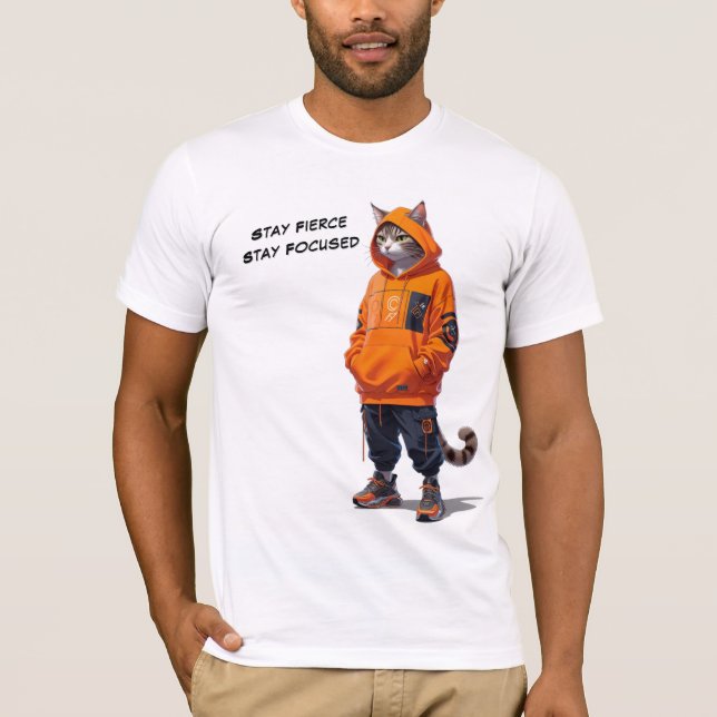 Stay Fierce, Stay Focused - Customisable T-Shirt (Front)