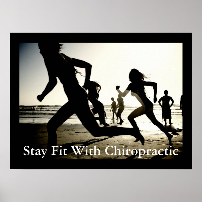 Stay Fit With Chiropractic Office Poster Customise (Front)