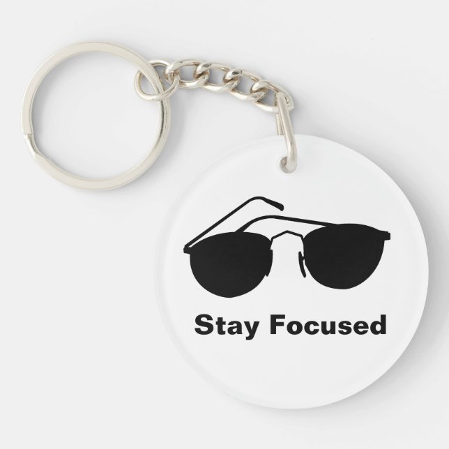 Stay Focused in 2026 Key Ring (Front)
