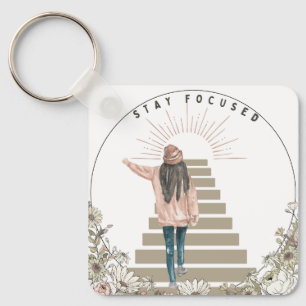 Stay Focused Key Ring