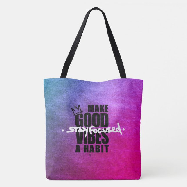 STAY FOCUSED | Tote bag  (Back)
