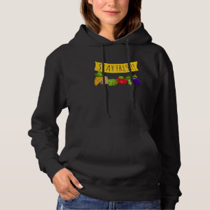 Stay Fresh Healthy And Nutritious Vegetables Vegan Hoodie