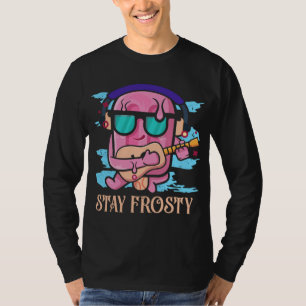 Stay Frosty Eat Popsicle Sweet Dessert Popsicle T-Shirt