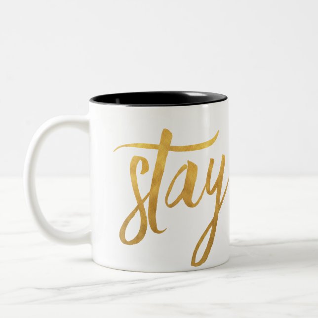 STAY GOLD coffee mug (Left)