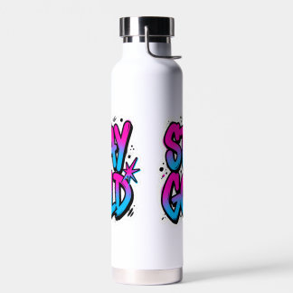 STAY GOLD Graffiti Neon Water Bottle