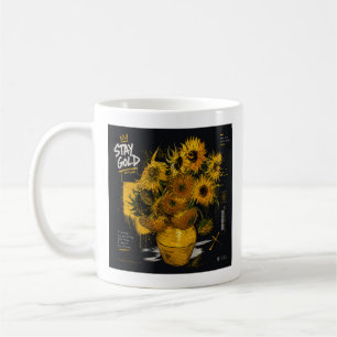 Stay Gold Sunflowers T-Shirt   Van Gogh Coffee Mug