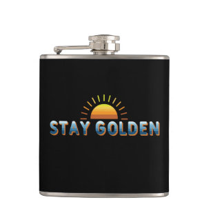 Stay Golden Hip Flask