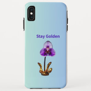Stay Golden Orchid iPhone XS Max Case