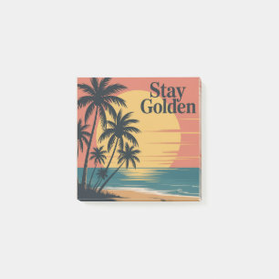 Stay Golden Post-it Notes