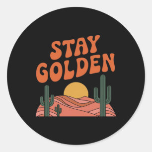 Stay Golden Sticker 