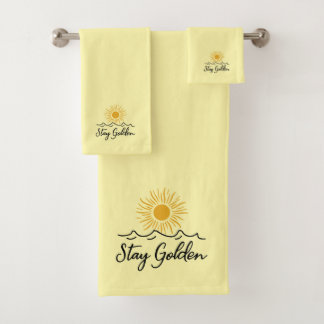 Stay Golden Towel – Soft, Stylish & Sun